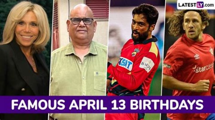 April 13 Famous Birthdays - All Famous Birthdays