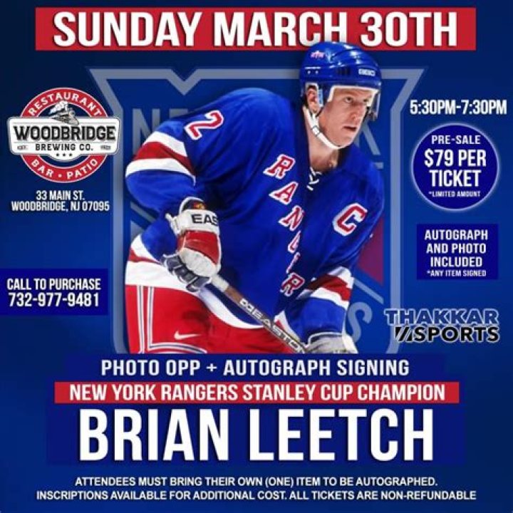Brian Leetch - Net Worth, Age, Height, Birthday, Bio, Wiki!