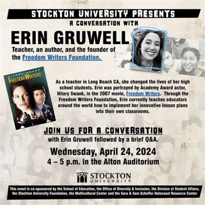 Erin Gruwell Net Worth, Age, Height, Bio, Birthday, Wiki!