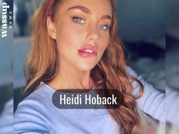Heidi Hoback Net Worth, Age, Height, Bio, Birthday, Wiki!