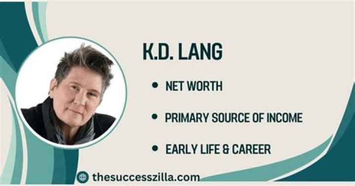 K.d. Lang Net Worth, Age, Height, Bio, Birthday, Wiki!