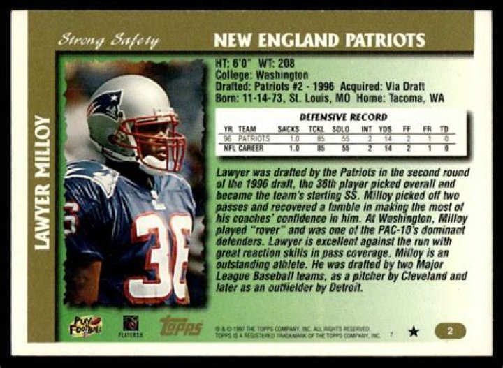 Lawyer Milloy - Net Worth, Age, Height, Birthday, Bio, Wiki!