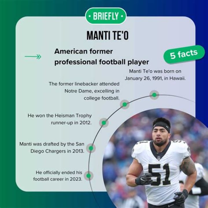 Manti Te'o Net Worth, Age, Height, Bio, Birthday, Wiki!