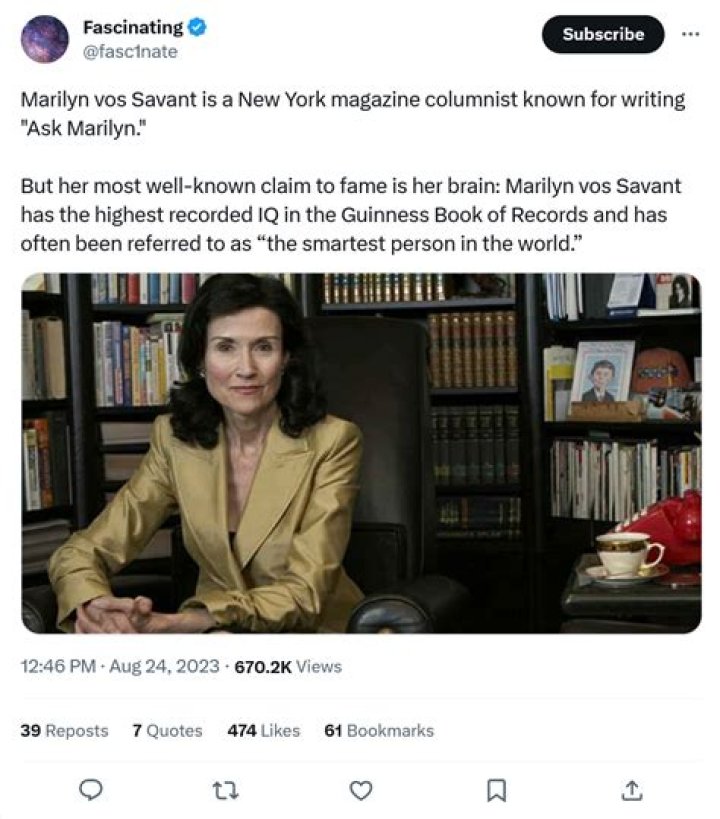 Marilyn Vos Savant Net Worth, Age, Height, Bio, Birthday, Wiki!