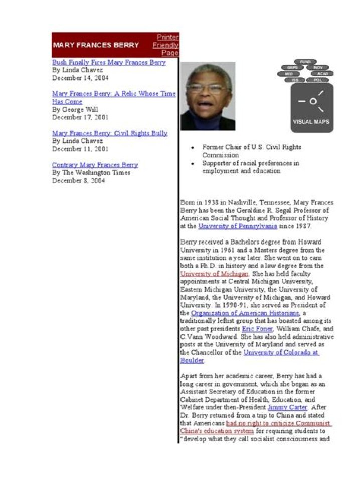 Mary Frances Berry Net Worth, Age, Height, Bio, Birthday, Wiki!