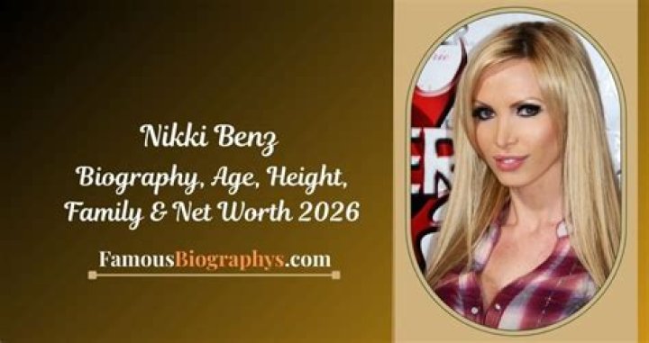 Nikki Benz Net Worth, Age, Height, Bio, Birthday, Wiki!